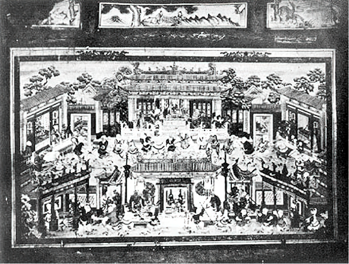 1920. Τοιχογραφία στην Αίθουσα των Λευκών Ενδυμάτων